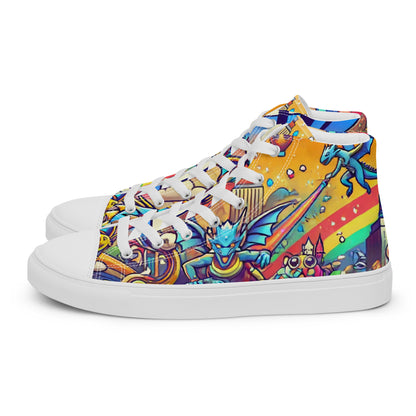 Call Me Women’s High Top Canvas Shoes (Fax Edition)