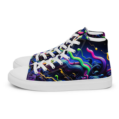 Nervous Women’s High Top Canvas Shoes (Slide Edition)