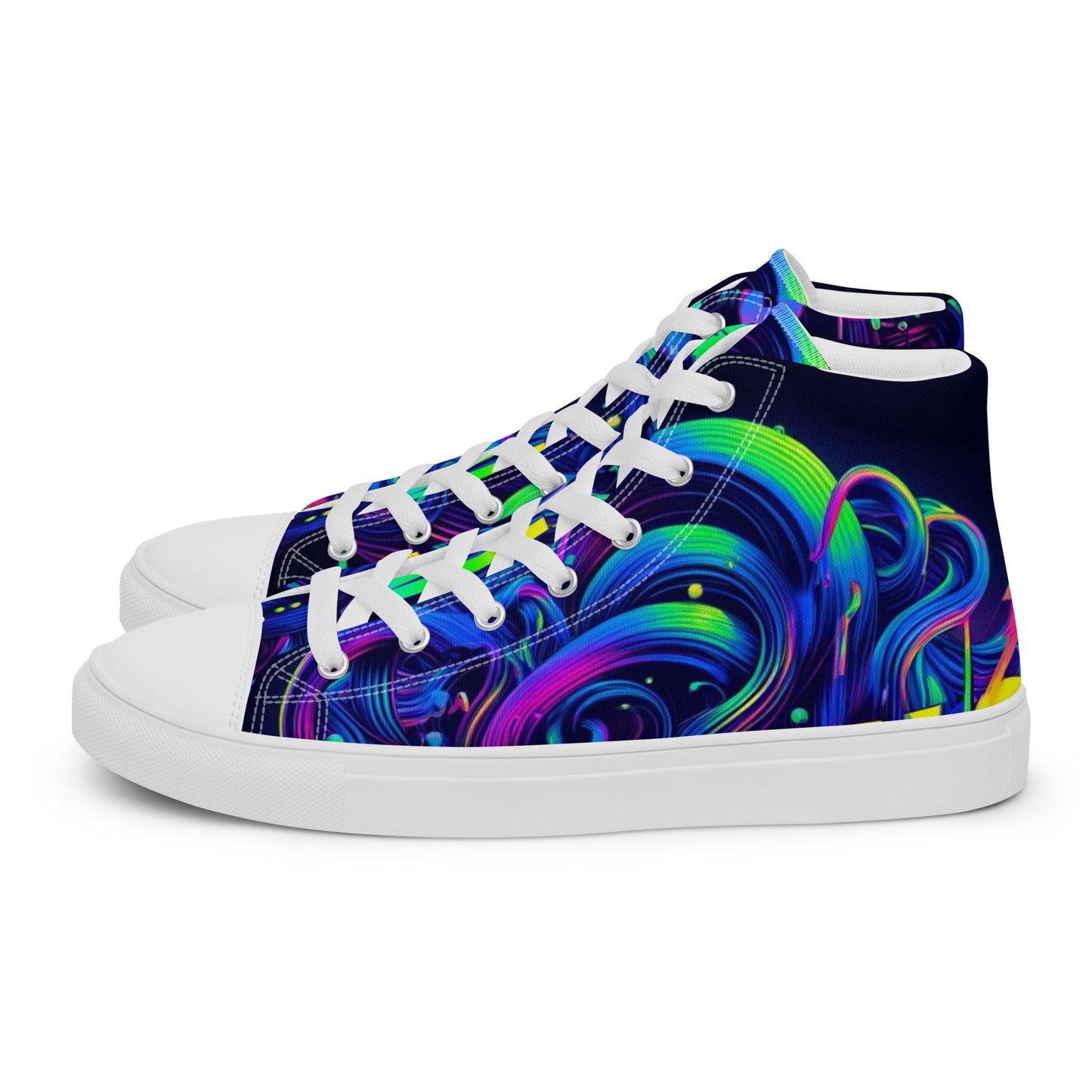 Nervous Women’s High Top Canvas Shoes (Drip Edition)