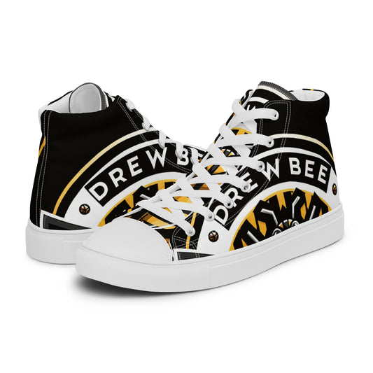 Drewbee Mane Basketball Association Women’s High Top Canvas Shoes