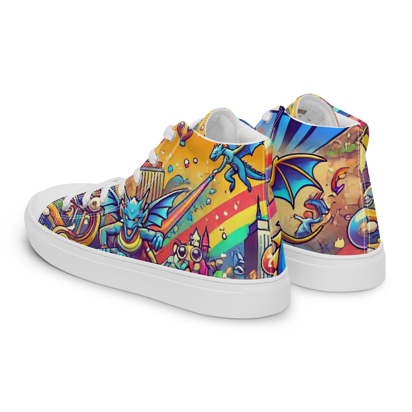 Call Me Women’s High Top Canvas Shoes (Fax Edition)