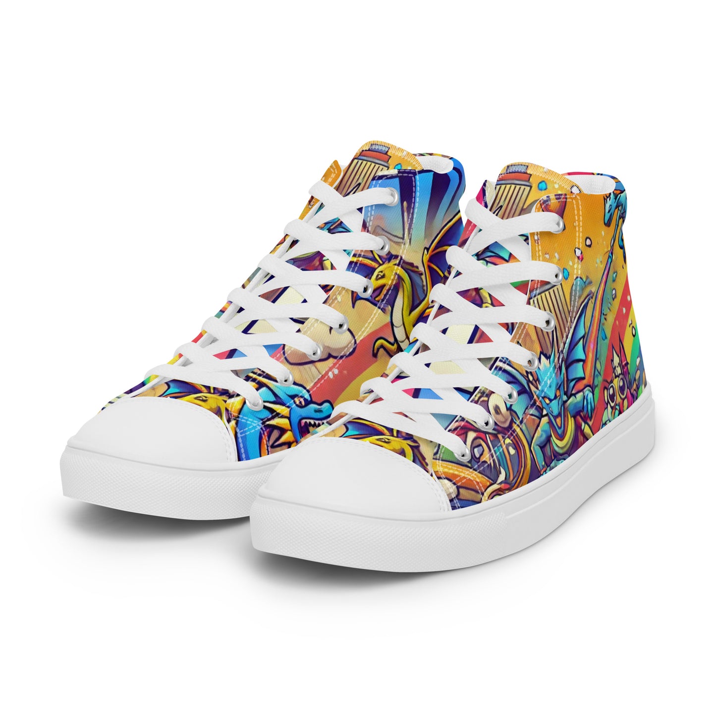 Call Me Women’s High Top Canvas Shoes (Fax Edition)