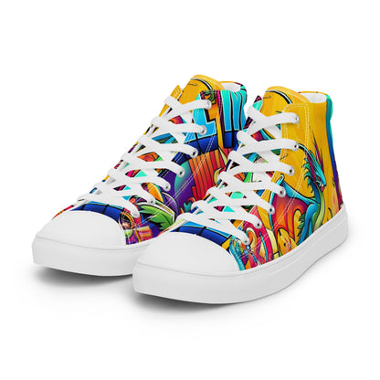 Call Me Women’s High Top Canvas Shoes (Home Edition)