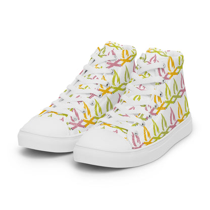 Sour Flame Women’s High Top Canvas Shoes