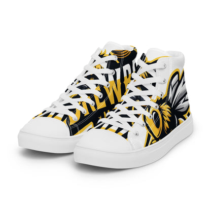 Drewbee Mane League Soccer Women’s High Top Canvas Shoes