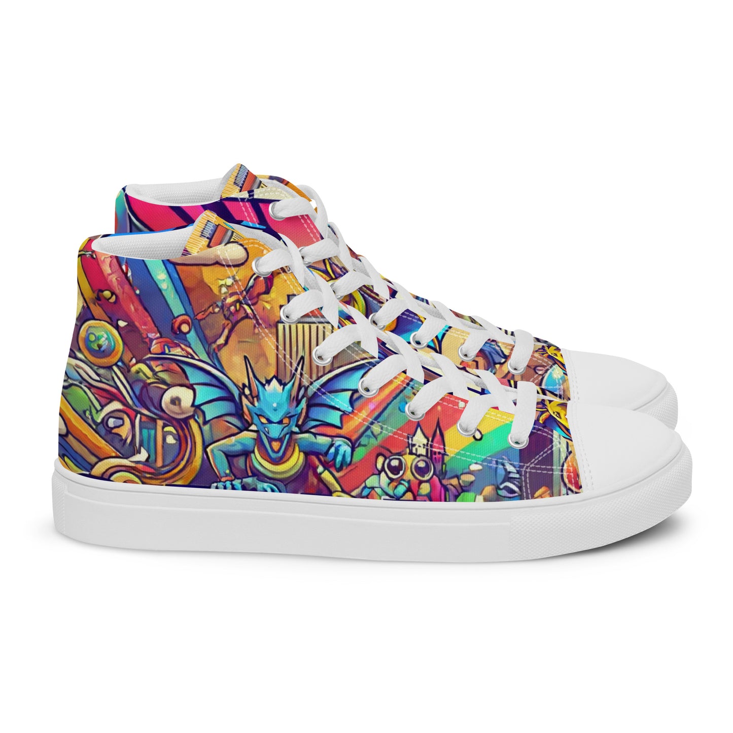 Call Me Women’s High Top Canvas Shoes (Fax Edition)