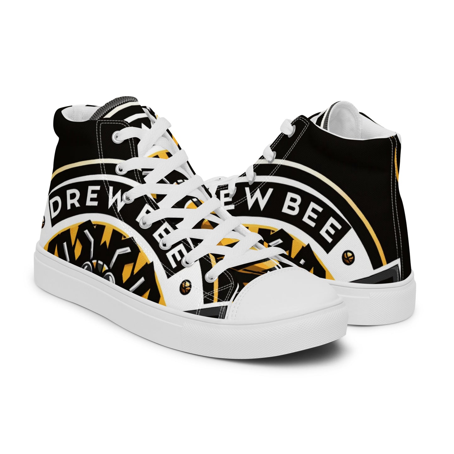 Drewbee Mane Basketball Association Women’s High Top Canvas Shoes