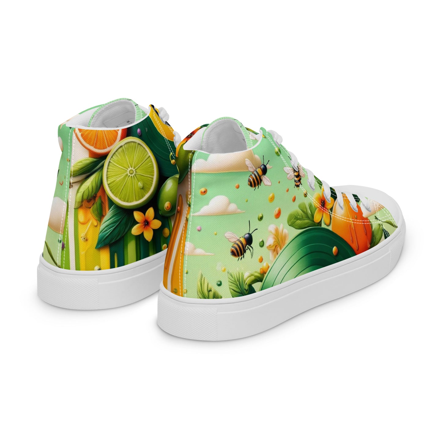 Juice County Women’s High Top Canvas Shoes