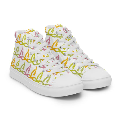 Sour Flame Women’s High Top Canvas Shoes