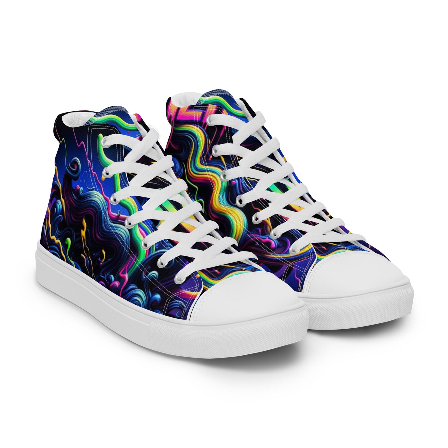 Nervous Women’s High Top Canvas Shoes (Slide Edition)