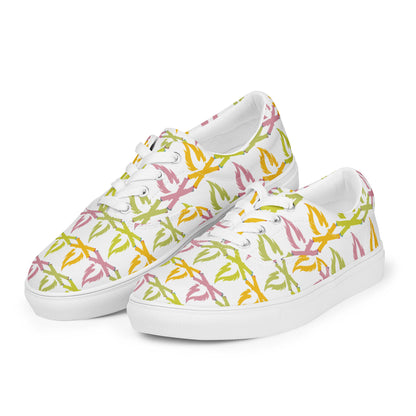 Sour Flame Women’s Lace-Up Canvas Shoes