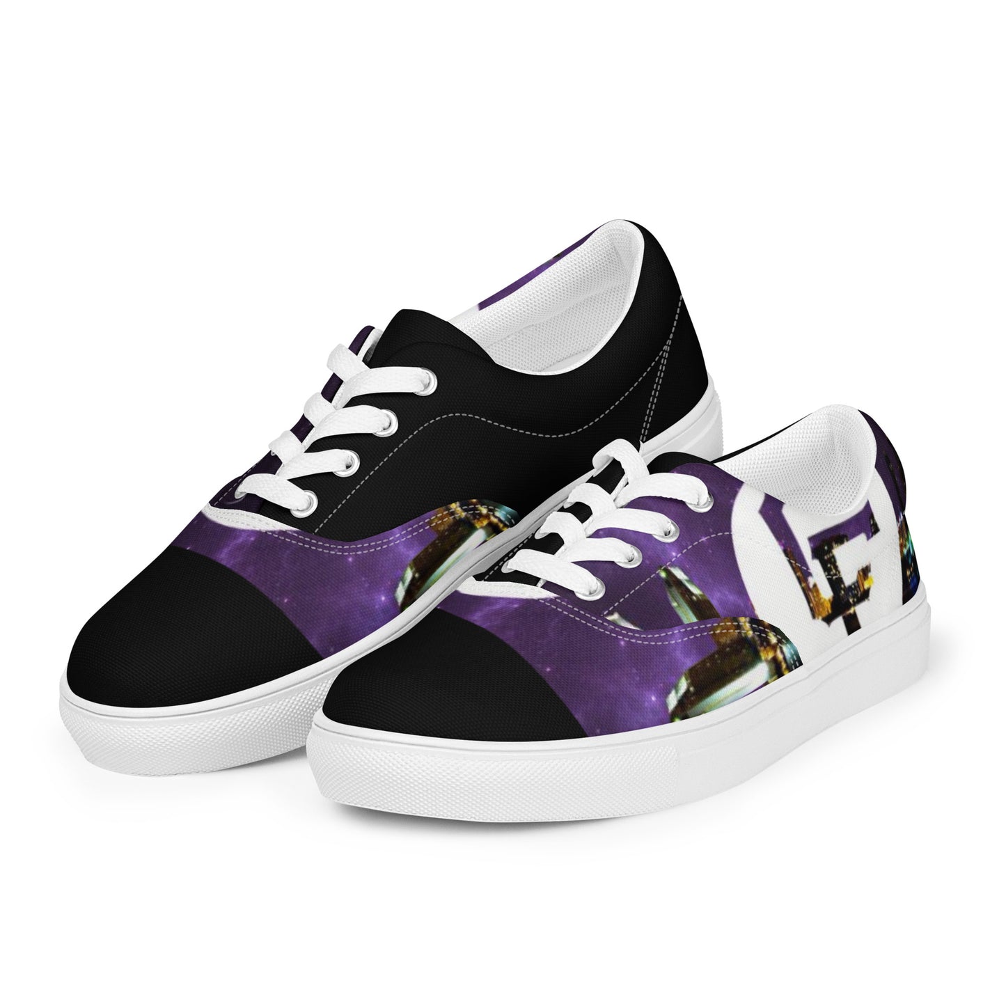 City Foreign Women’s Lace-Up Canvas Shoes