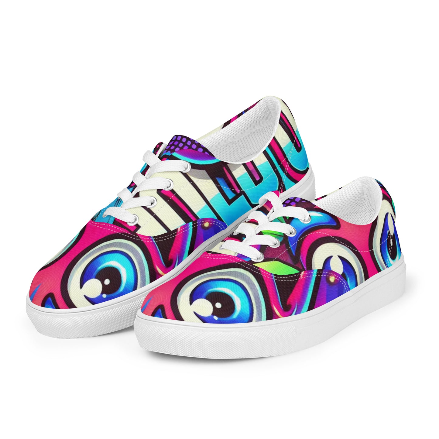 HOLD UP Women’s Lace-Up Canvas Shoes (Geek Edition)