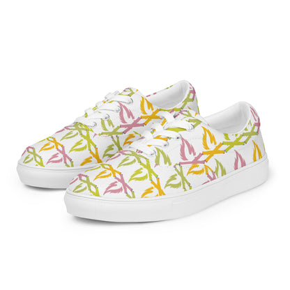 Sour Flame Women’s Lace-Up Canvas Shoes