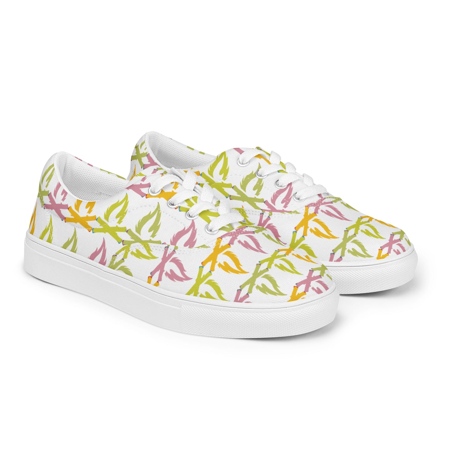 Sour Flame Women’s Lace-Up Canvas Shoes