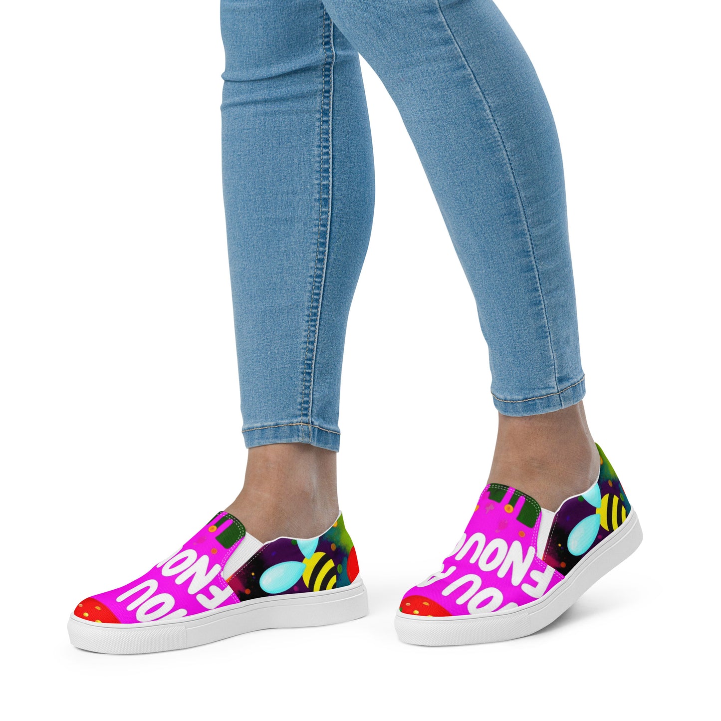 You Are Enough Women’s Slip-On Canvas Shoes